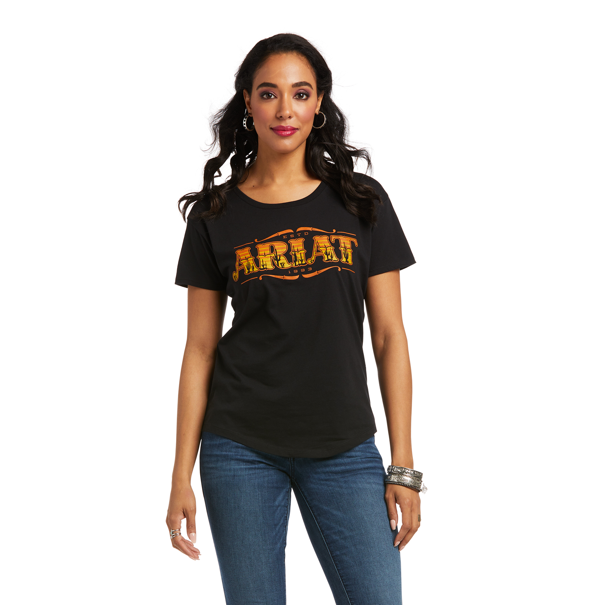 Wordmark Tee - Black - Donohues, City 