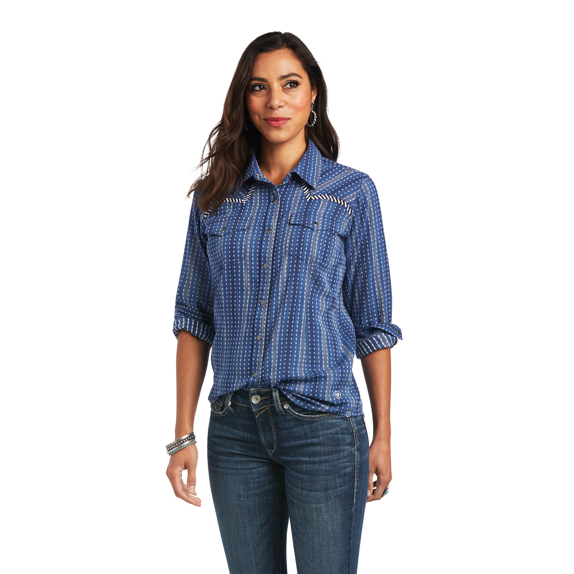 violation Diagnose tennis Ariat Women's REAL Darling Shirt - Chambray Dobby - Donohues, City &  Country Gear
