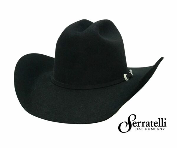 Serratelli 6X Black S3 - 4 1/4" Brim