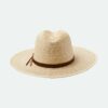 Brixton Field Proper Straw Hat - Natural/Brown - Image 3