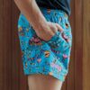 Crowbar Andy Shorts - Azure/Happy Days - Image 3