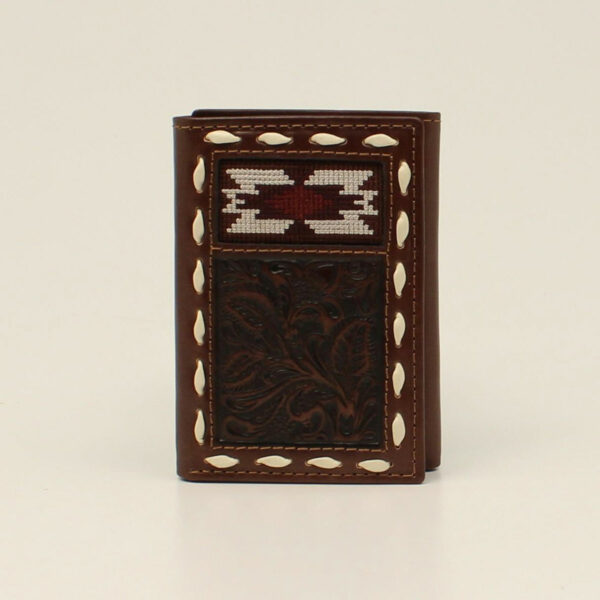 Nocona Tri-fold Wallet - Southwestern Tooled