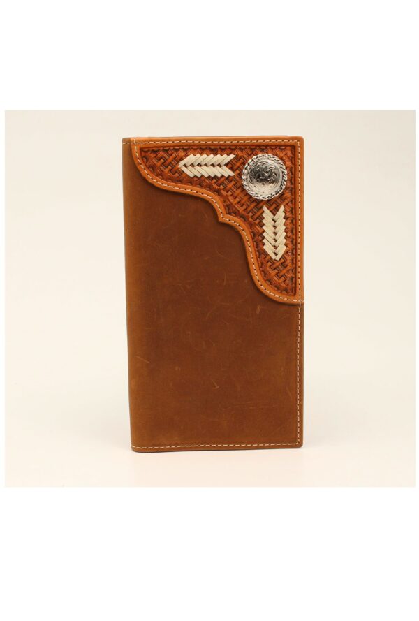 Nocona Rodeo Wallet - Corner Basketweave