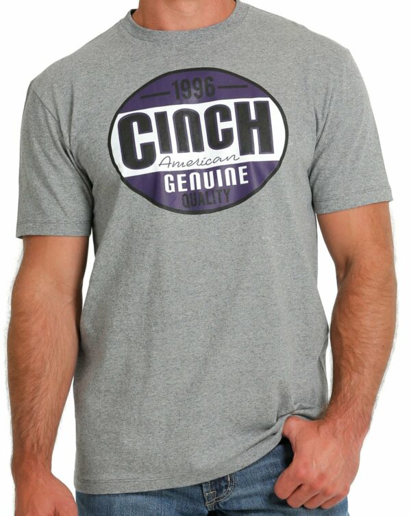 Cinch Men's "Genuine Quality" Tee - Grey