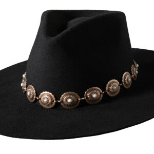 Copper Concho Hat Band