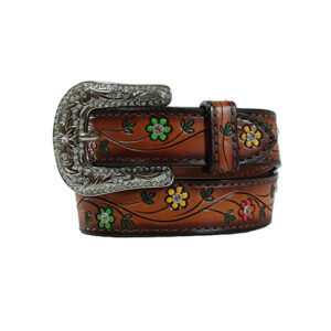 Angel Ranch Girl's Painted Floral Belt