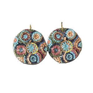 Blazin Roxx Beaded Circle Earrings
