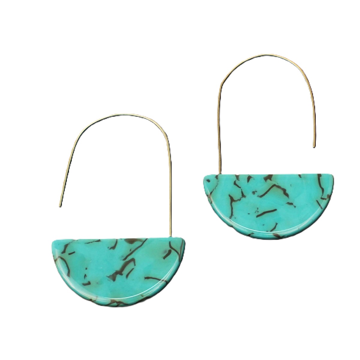 Blazin Roxx Turquoise Stone Earrings