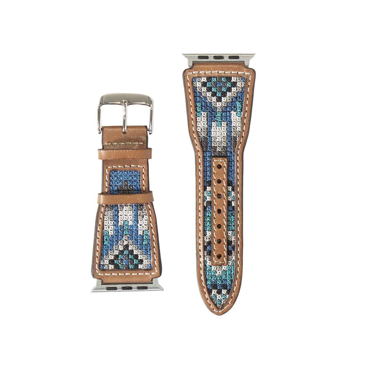 M&F Western Nocona iWatch Bands - Blue Aztec
