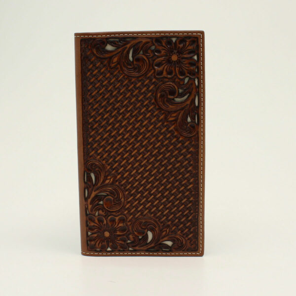 Nocona Men's Basket Weave Rodeo Wallet