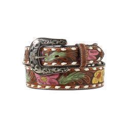 Nocona Women's Multi Coloured Flower Belt
