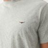 R.M. Williams Parson T-Shirt - Grey Marle/Chestnut - Image 3