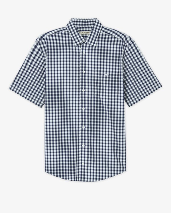 R.M. Williams Men's Hervey Shirt - Navy/White