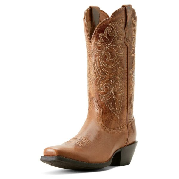 Ariat Women's Round Up Square Toe - Rowdy Russet