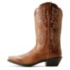 Ariat Women's Round Up Square Toe - Rowdy Russet - Image 2