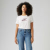 Levi's Women's Graphic Iconic Tee - Archival Script/White - Image 3