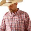 Ariat Men's Pro Series Darvey Classic Fit Shirt - Hibiscus - Image 3