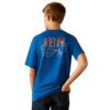 Ariat Boy's Horizon Oasis Tee - Royal Blue - Image 2