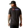 Ariat Men's Original Lines Tee - Charcoal Heather - Image 2