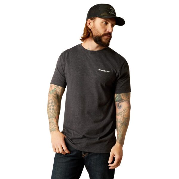 Ariat Men's Original Lines Tee - Charcoal Heather