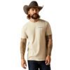 Ariat Men's Stamped Seal Tee - Natural - Image 2