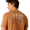 Ariat Men's Horizon Oasis Tee - Chipmunk - Image 3