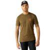 Ariat Men's Grain Flag Tee - Military Heather - Image 2