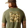 Ariat Men's Duck Tee - Surplus Green - Image 2