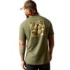 Ariat Men's Duck Tee - Surplus Green - Image 3