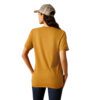 Ariat Women's Longhorn Brand Tee - Harvest Gold - Image 2