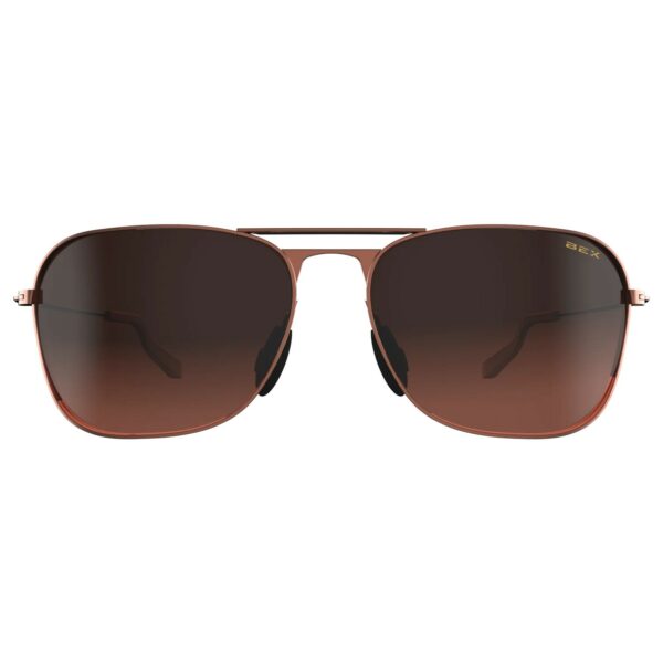 BEX Ranger Polarised Aviator Sunglasses - Rose/Brown