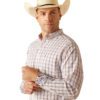 Ariat Men's Weston Wrinkle Free Fitted Shirt - White - Image 3