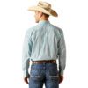 Ariat Men's Ian Wrinkle Free Classic Shirt - Porcelain Blue - Image 2