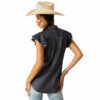 Ariat Women's Carriage Top - Indigo Rinse - Image 2