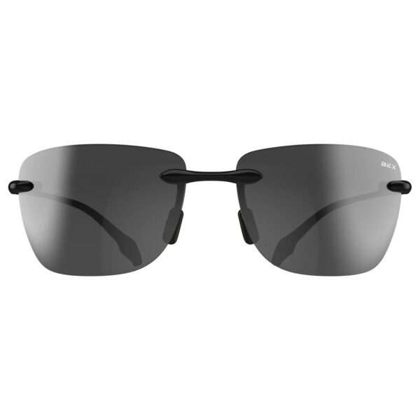 BEX Jaxyn X Polarised Rimless Sunglasses - Black/Grey