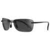 BEX Jaxyn X Polarised Rimless Sunglasses - Black/Grey - Image 2