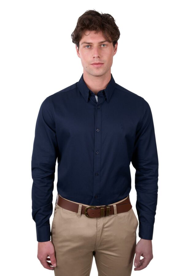 Thomas Cook Men's Callum Tailored Shirt - Navy