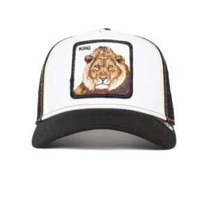Goorin Bros. "The King Lion" Trucker Cap - Black/White