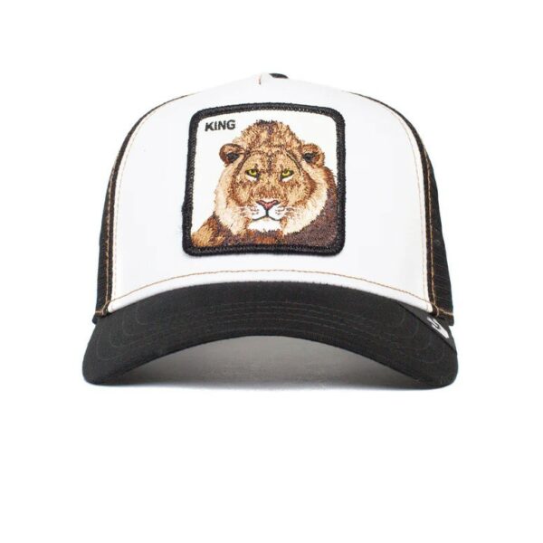 Goorin Bros. "The King Lion" Trucker Cap - Black/White