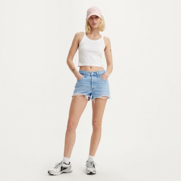 Levi Women's 501 Original High-Rise Jean Shorts - Ojai Luxor Heat