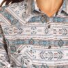 Rock & Roll Women's Southwestern Snap Shirt - White - Image 2