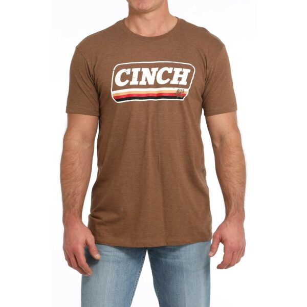 Cinch Men's Graphic Tee - Brown