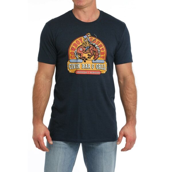 Cinch Men's Bar and Grill Tee - Navy