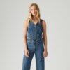 Levi's Women's Braided Denim Vest - Image 2