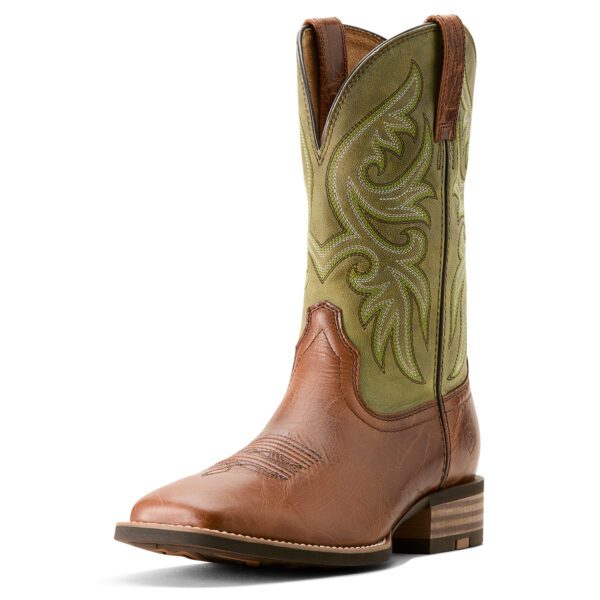 Ariat Mens Slingshot Boot - Dark Tan/Easy Green