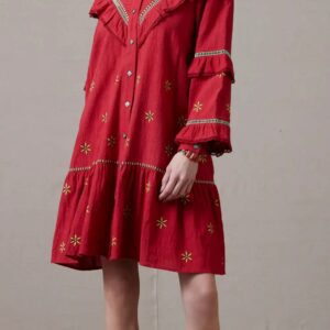 Double D Ranch 'Range Runner' Dress - Cherry