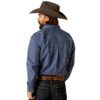 Ariat Men's Pro Series Tanner Long Sleeve Shirt - Dark Blue - Image 2