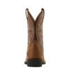 Ariat Youth Ruidoso Boots - Pearl/Chocolate Brown - Image 3