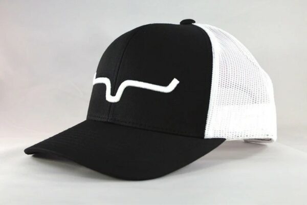 Kimes Ranch Weekly Trucker Cap - Black/White