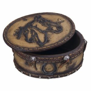 Tough1 Mare and Foal Trinket Box